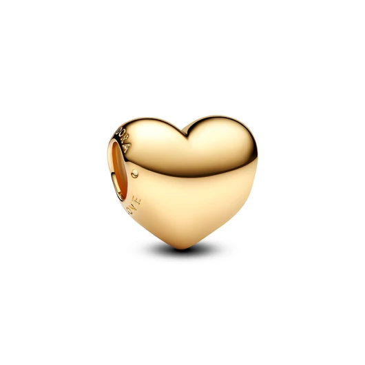 Pandora 14k aranyozott légy szeretet gravírozható szív charm - 763439C00