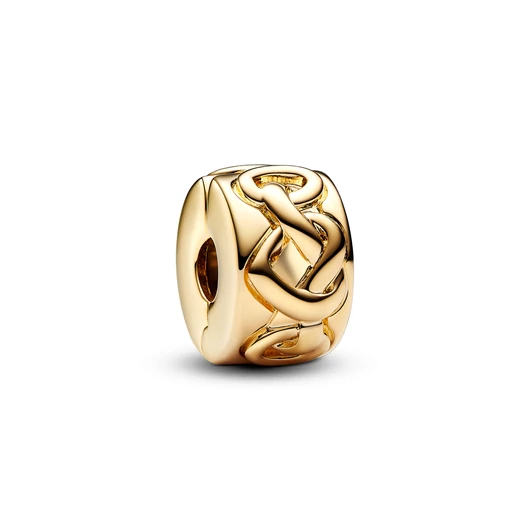 Pandora 14k aranyozott összefonódó szívek klip - 768035C00