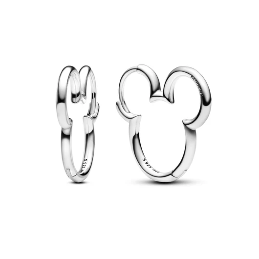 Pandora Disney Mickey egér sziluett karika fülbevaló - 293528C00