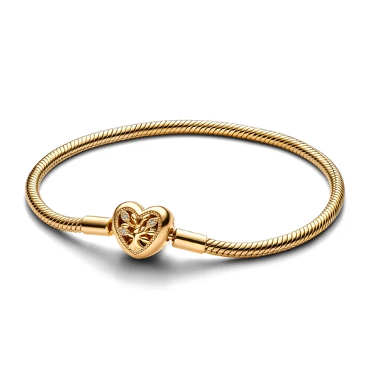 Pandora 14k aranyozott szív családfa karkötő 18 cm - 563516C01-18