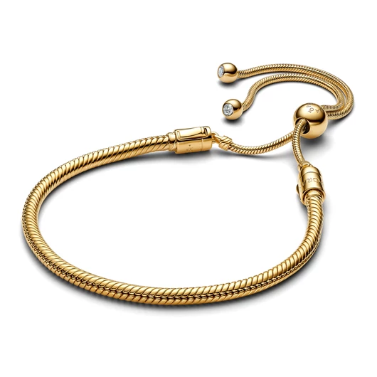 Pandora 14k aranyozott kígyólánc karkötő 28 cm - 563580C01-2