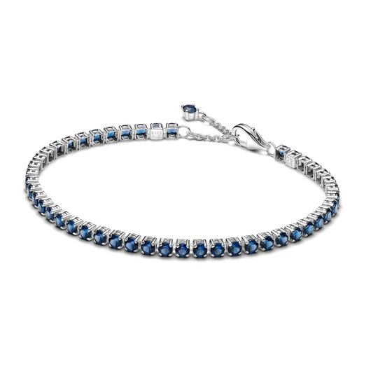 Pandora Szikrázó kék tennis karkötő 16 cm - 591469C02-16