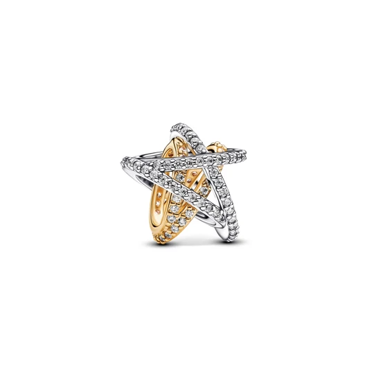 Pandora Keresztezett csillag charm - 763590C01