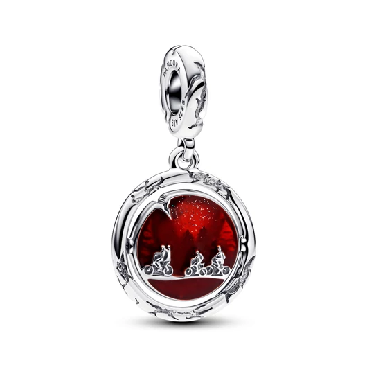 Pandora Stranger Things Sötétben világító Upside Down függő charm - 793563C01