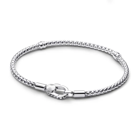 Pandora Szegecselt kapcsos és láncos karkötő 16 cm - 593681C00-16