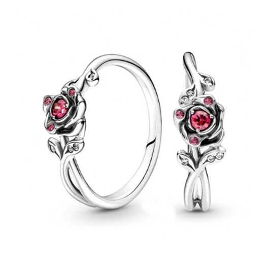 Pandora Disney "A Szépség és a Szörnyeteg" rózsa gyűrű 54-es méret - 190017C01-54