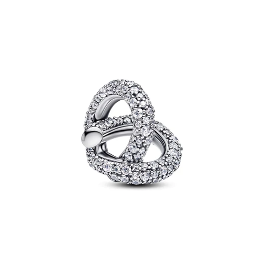 Pandora pavé végtelen csomó szív charm - 793771C01
