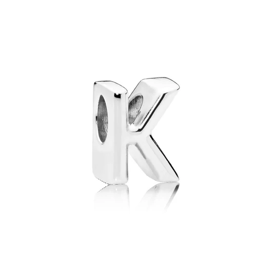 Pandora K betű charm - 797465
