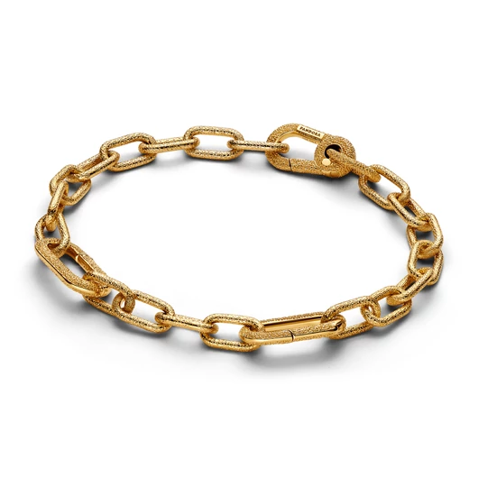 Pandora Me 14K aranyozott kis szemű láncos karkötő 15 cm - 563829C00-1