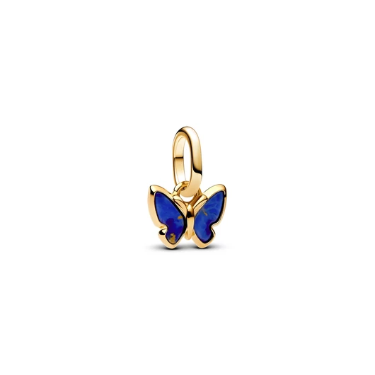 Pandora Me 14K aranyozott kék pillangó mini függő charm - 763825C01