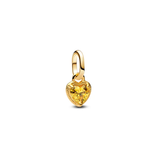 Pandora Me 14K aranyozott szív mini függő charm - 763862C01