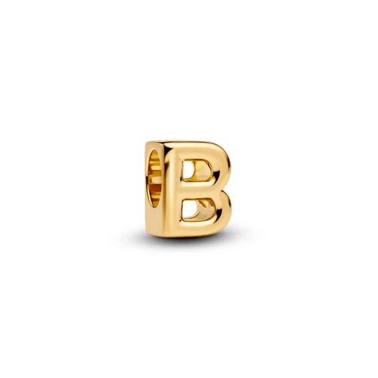 Pandora 14K aranyozott "B" betű charm - 763948C00