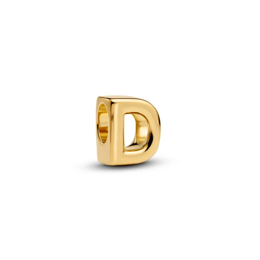 Pandora 14K aranyozott "D" betű charm - 763950C00