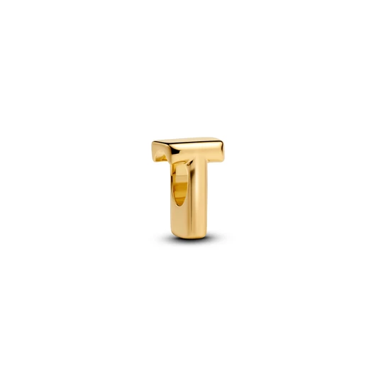Pandora 14K aranyozott "T" betű charm - 763966C00