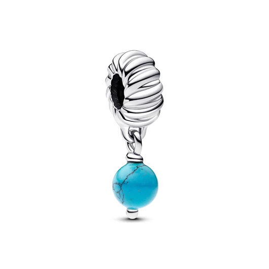 Pandora türkizszínű függő charm - 793901C01