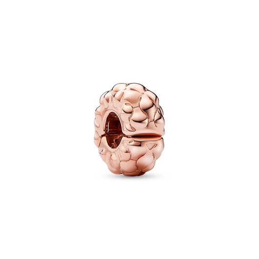 Pandora szegecses mintás 14k rózsaaranyozott klip - 782716C00