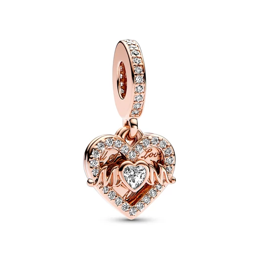 Pandora Szív és Anya charm - 789402C01