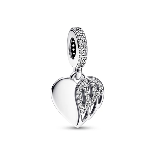 Pandora Szív és Angyal charm - 792646C01