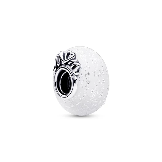 Pandora Fehér muránói üveg Szeretlek Anya charm - 792655C00