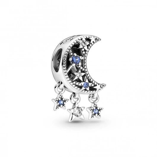 Pandora Csillagok és Félhold charm - 799643C01