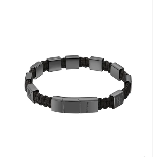 Police Iconic Monogram férfi karkötő 20 cm - PEAGB0001207
