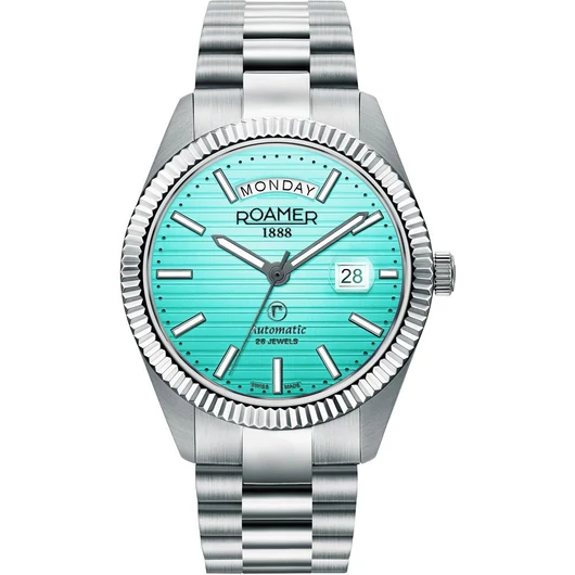 Roamer Primeline Daydate II Tiffany Blue férfi óra - 981666410550