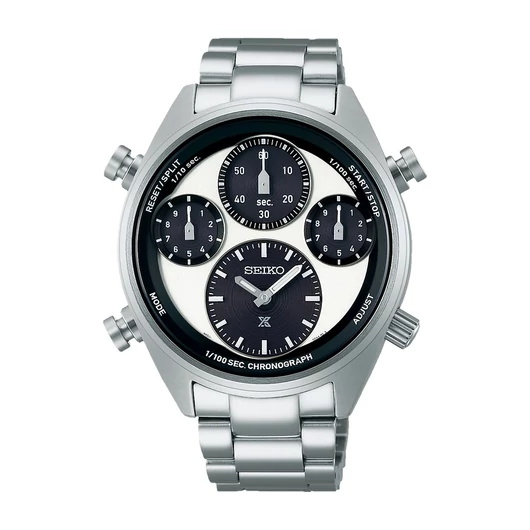 Seiko Prospex Panda One Hundredth of a Second Speedtimer Solar Chronograph férfi óra - SFJ001P1