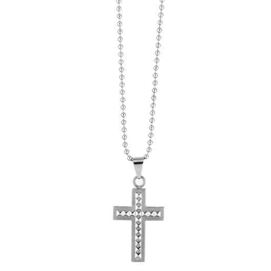 STEELWEAR Berlin férfi nyaklánc kereszt medállal 49 cm - SW-458