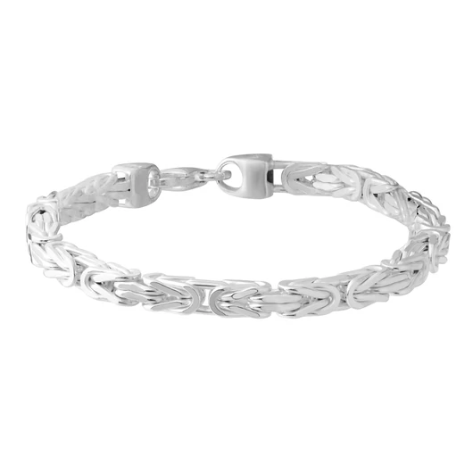 STEELWEAR Monaco ezüst férfi karkötő 21 cm - SW-SI03