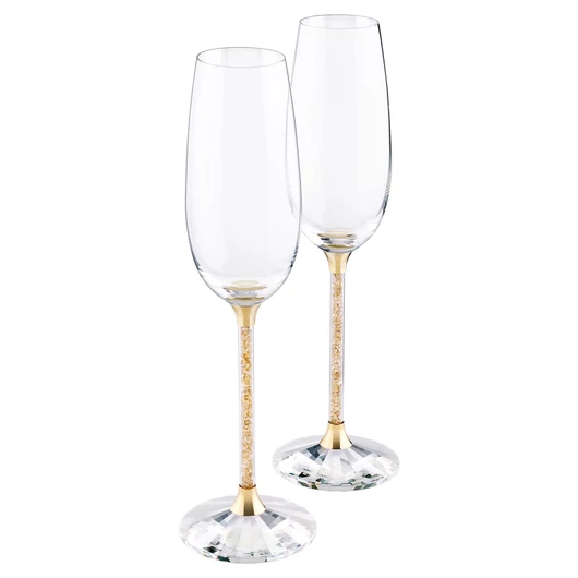 Swarovski Crystalline pezsgős pohár szett arany árnyalattal (2 db) - 5102143
