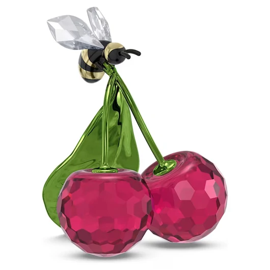 Swarovski Idyllia Méh és cseresznye kristály dísz - 5667550