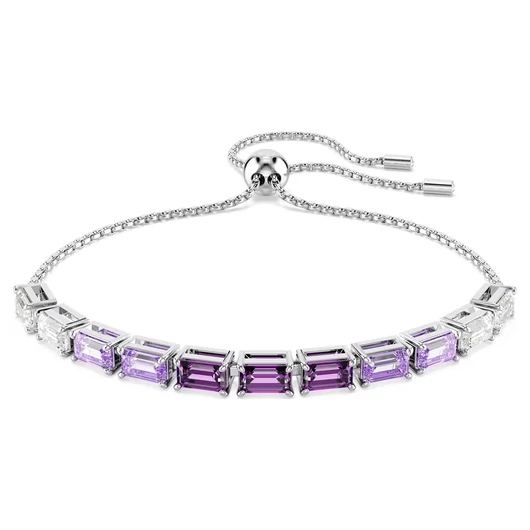 Swarovski Matrix Tennis lila karkötő M-es - 5707199