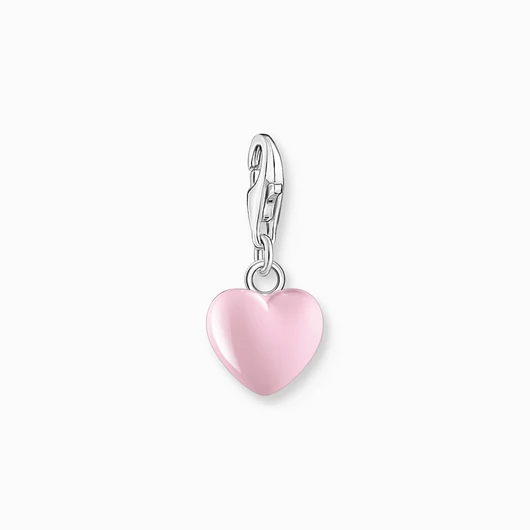 Thomas Sabo Charm Club rózsaszín szív charm - 1993-007-9