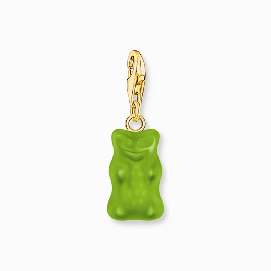 Thomas Sabo x Haribo zöld gumimaci kristályüveg charm - 2192-413-6