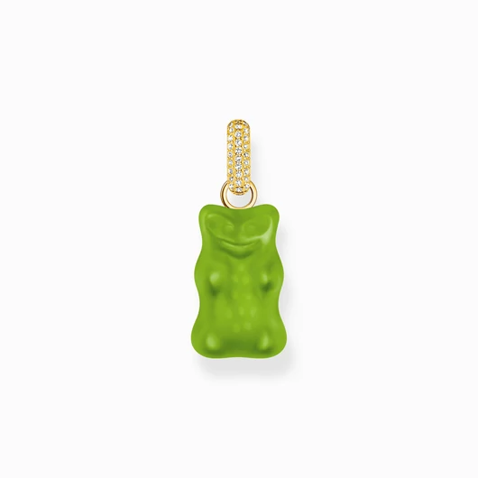 Thomas Sabo x Haribo zöld gumimaci kristályüveg medál - PE967-414-6
