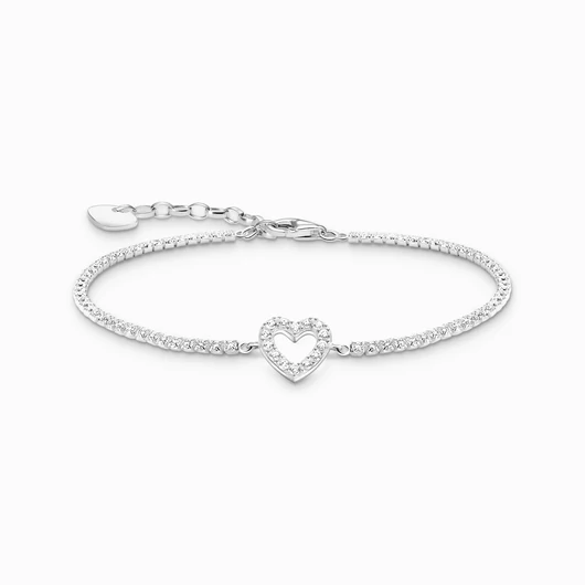 Thomas Sabo Szív karkötő 19 cm - A2177-051-14-L19