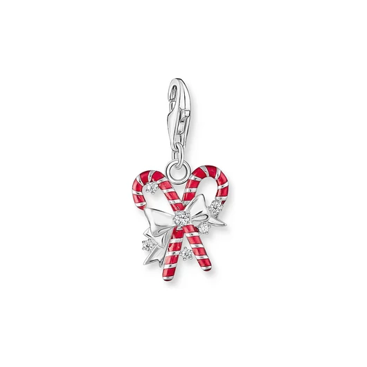 Thomas Sabo Charm Club Karácsonyi cukorpálca charm - 2197-041-7