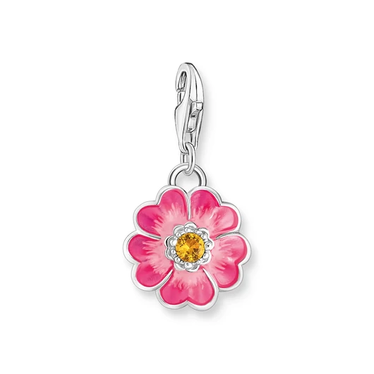 Thomas Sabo Charm Club rózsaszín virág charm - 2208-496-7