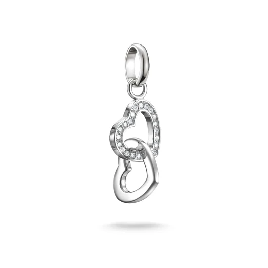 Thomas Sabo Charm Club Connect összefonódott szívek charm medál - CC1201-051-14