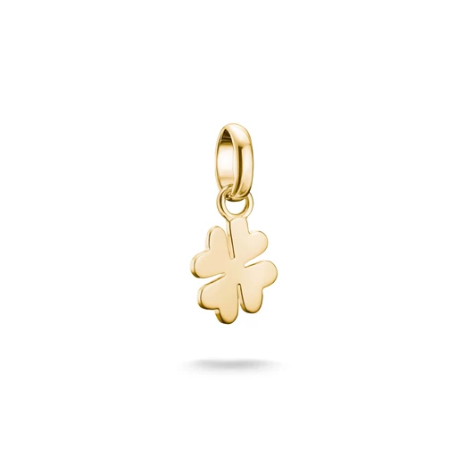 Thomas Sabo Charm Club Connect aranyozott lóhere charm medál - CC1202-413-39