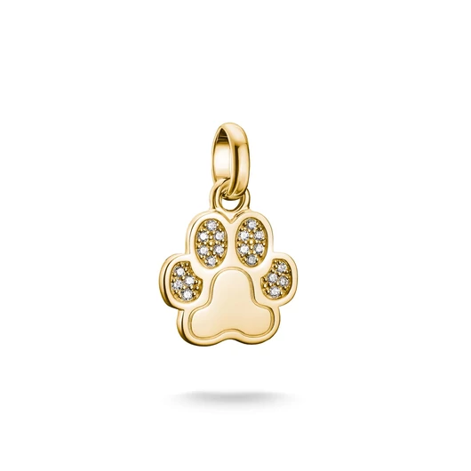 Thomas Sabo Charm Club Connect aranyozott mancs charm medál - CC1259-414-14