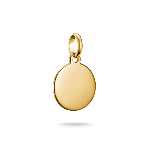 Thomas Sabo Charm Club Connect aranyozott gravírozható charm medál - CC1271-413-39