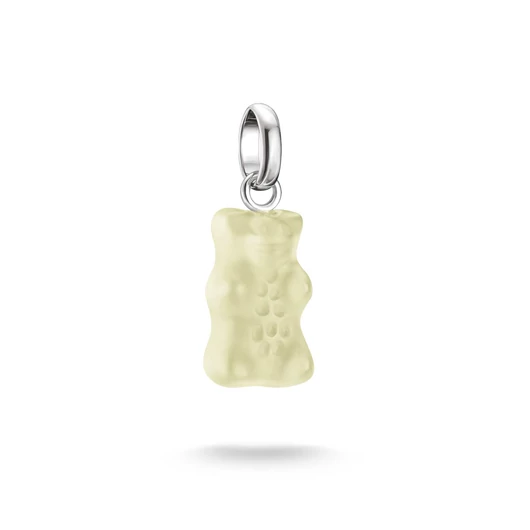 Thomas Sabo x Haribo Charm Club Connect fehér gumimaci kristályüveg charm medál - CC1275-017-14