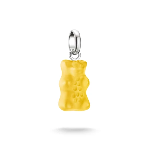 Thomas Sabo x Haribo Charm Club Connect sárga gumimaci kristályüveg charm medál - CC1275-017-4