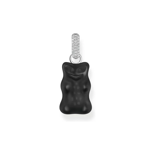 Thomas Sabo x Haribo fekete gumimaci kristályüveg medál - PE967-052-11