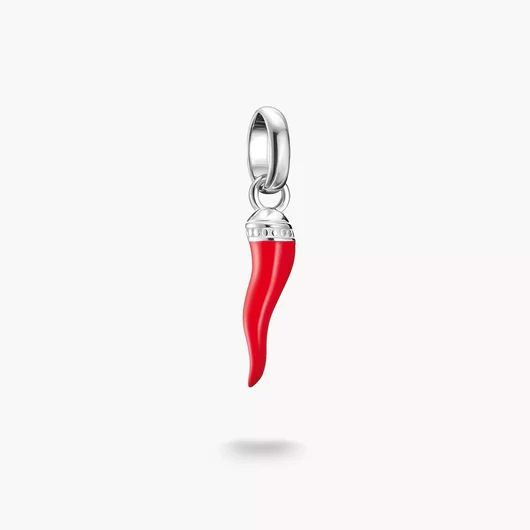 Thomas Sabo Charm Club Connect piros kis szarv charm medál - CC1328-007-10
