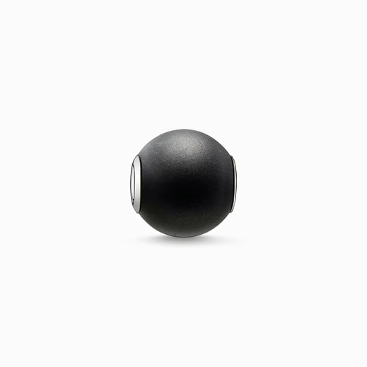 Thomas Sabo matt obszidián gyöngy - K0001-023-11