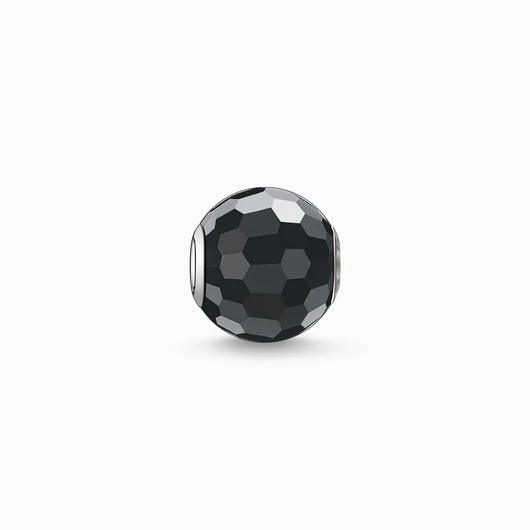 Thomas Sabo obszidian gyöngy - K0003-023-11