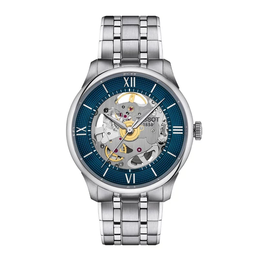 Tissot T-Classic Chemin Des Tourelles Skeleton Powermatic 80 férfi óra - T139.836.11.048.00