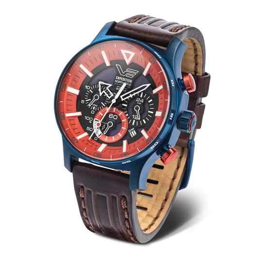 Vostok Europe Expedition “Polar Sunrise” Solar Power Chronograph férfi óra - 595D734-L